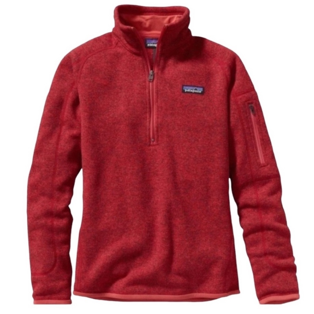 NWOT Patagonia Women's Better Sweater 1/4 Zip in Classic Red Size Small
